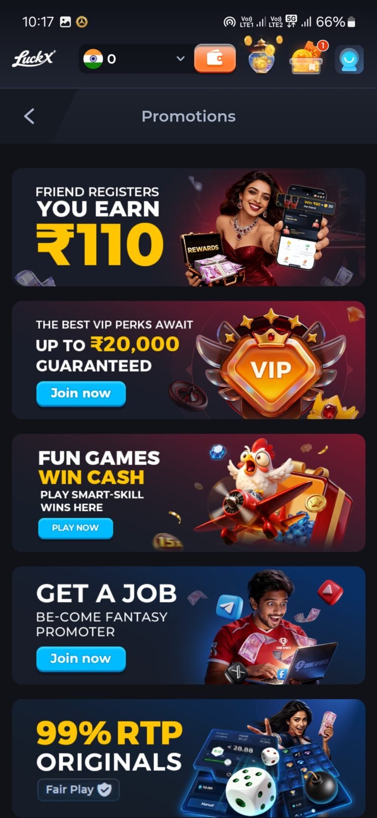 Luckx App APK